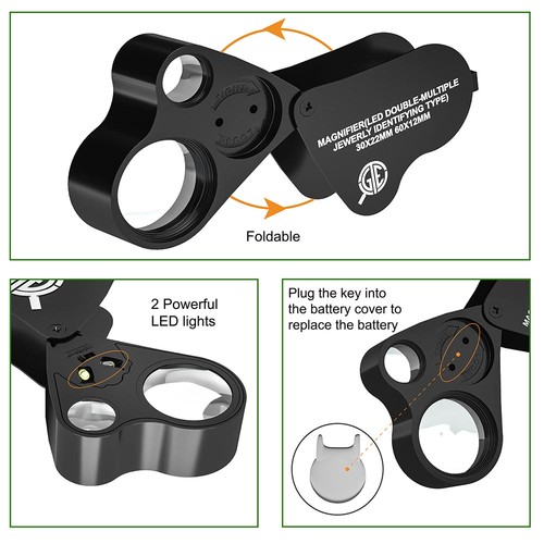 Portable 30x 60x magnifying - portable,