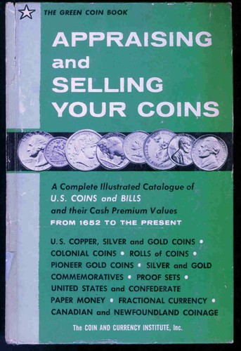 1961 green coin - 1961, book