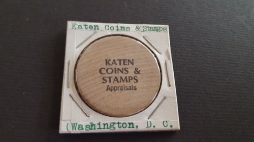 Vintage wooden nickel - vintage,
