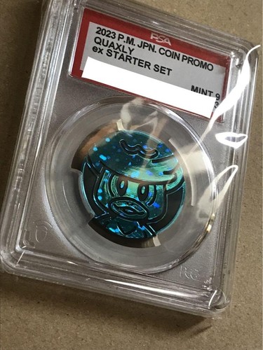 Psa9 pokemon quass coin - sv,