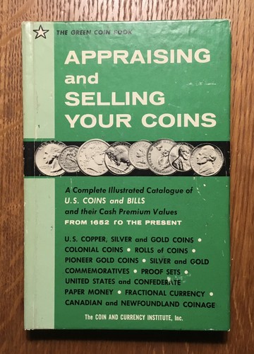 Green coin book appraising - green,